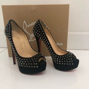 Christian Louboutin Lady Peep Spikes